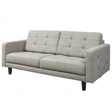 Sofa dwuosobowa klasyczna pikowana, na wysokich nóżkach Marino