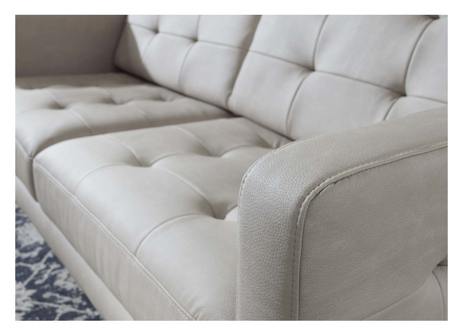 Sofa dwuosobowa klasyczna pikowana, na wysokich nóżkach Marino 5