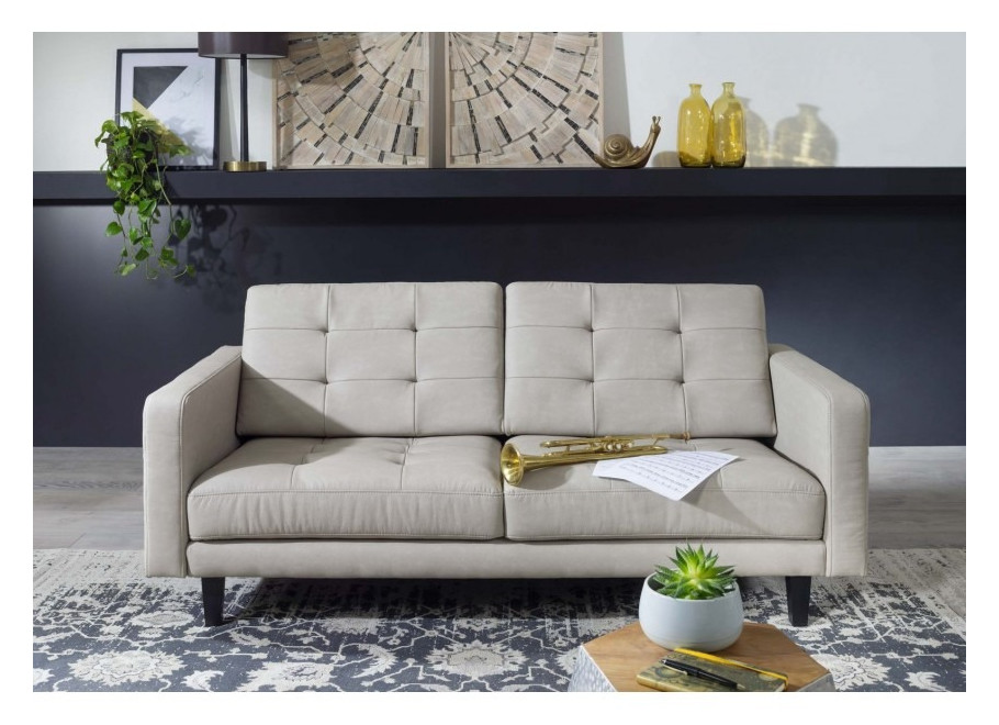 Sofa dwuosobowa klasyczna pikowana, na wysokich nóżkach Marino 6