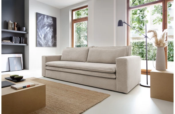 Sofa trzyosobowa z funkcją spania klasyczna Tina - sofy