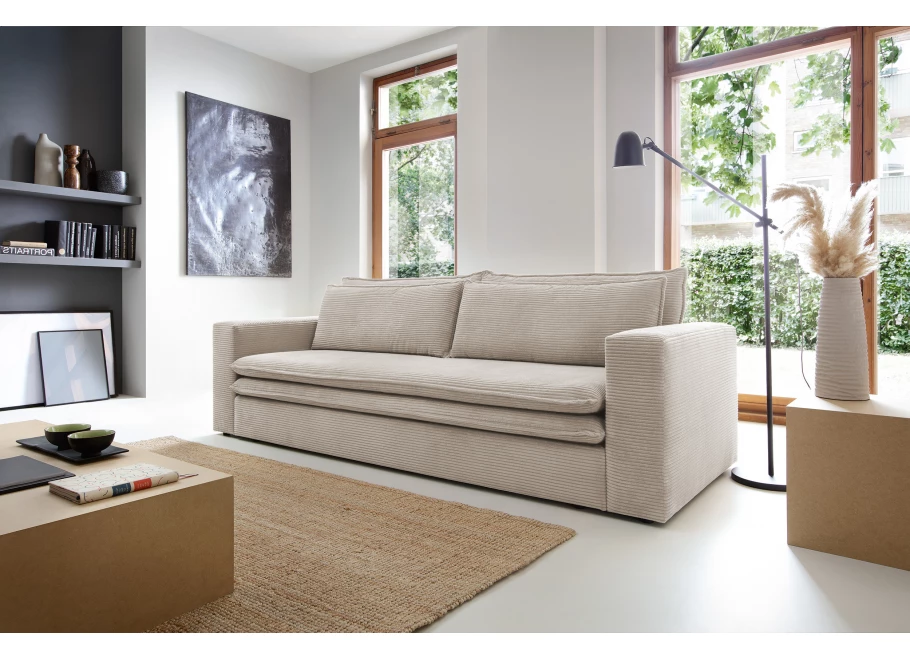 Sofa trzyosobowa z funkcją spania klasyczna Tina