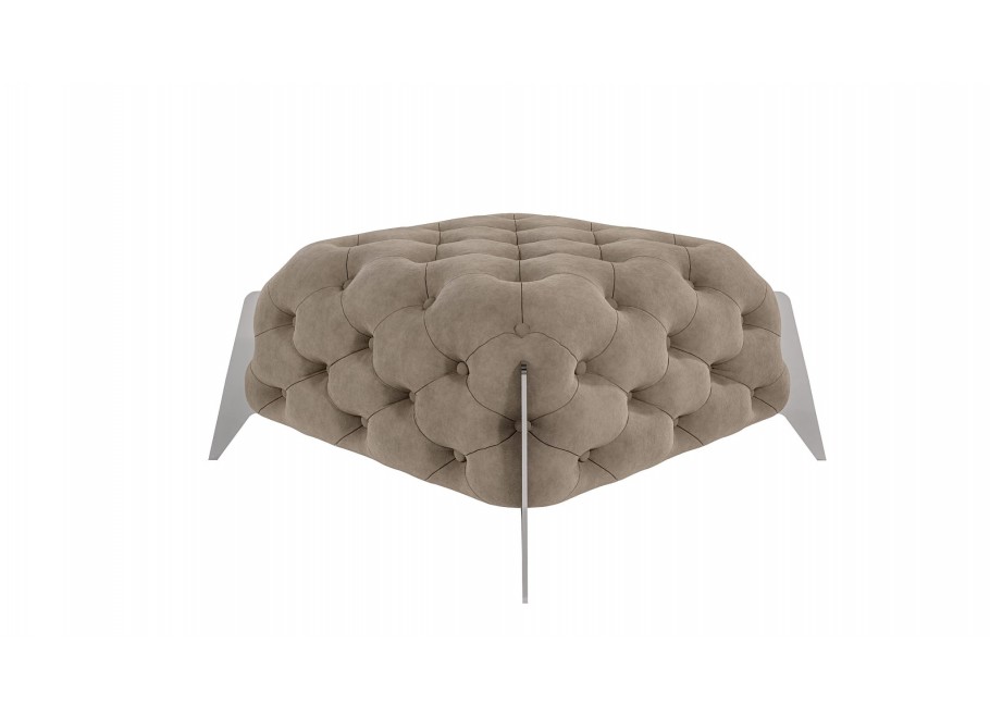 Puf pikowany Chesterfield 80x80 KALIFORNIA 3