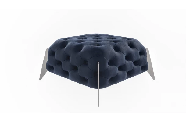 Puf pikowany Chesterfield 80x80 KALIFORNIA - design i funkcjonalnosc w parze