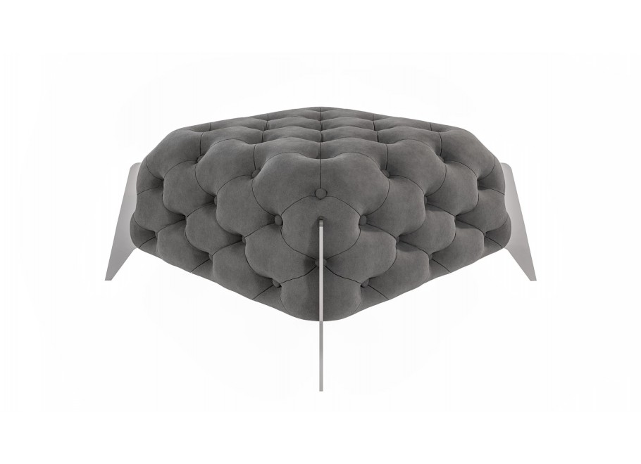 Puf pikowany Chesterfield 80x80 KALIFORNIA 6