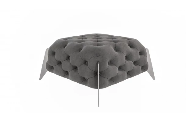 Puf pikowany Chesterfield 80x80 KALIFORNIA - design i funkcjonalnosc w parze