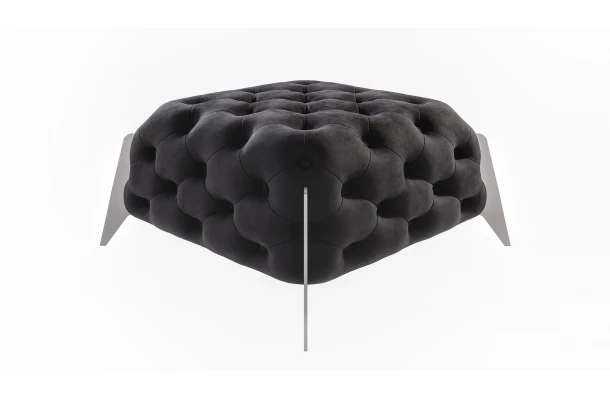 Puf pikowany Chesterfield 80x80 KALIFORNIA - design i funkcjonalnosc w parze