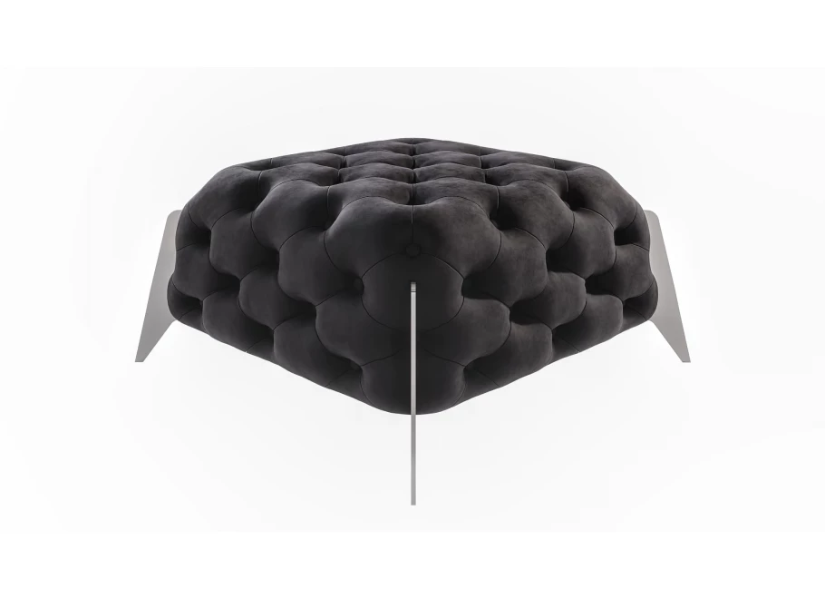 Puf pikowany Chesterfield 80x80 KALIFORNIA
