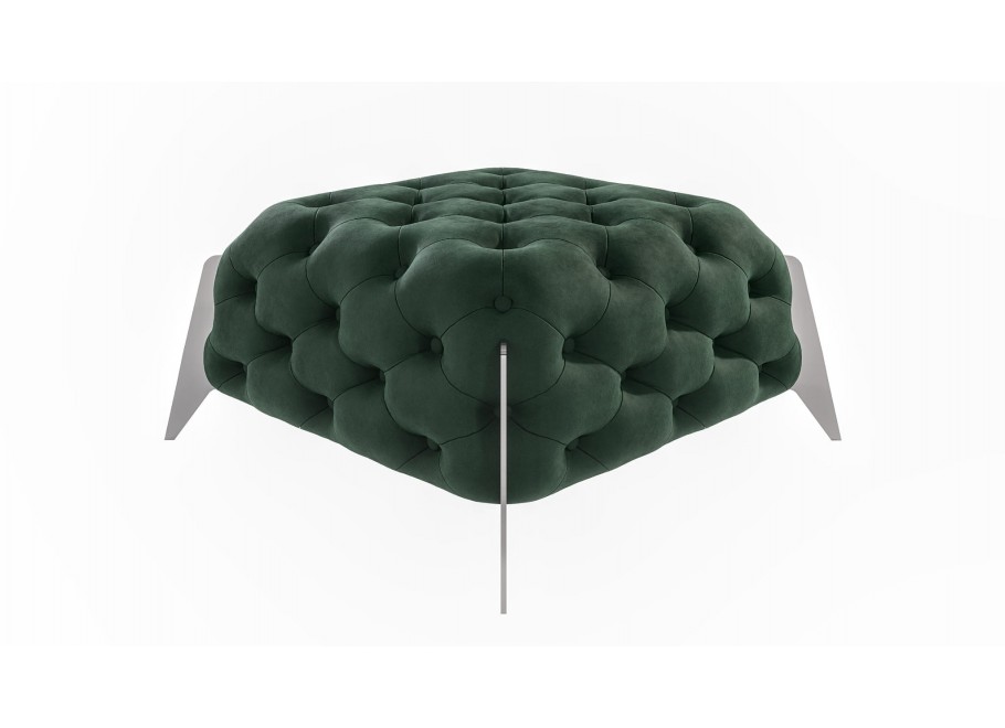 Puf pikowany Chesterfield 80x80 KALIFORNIA 10