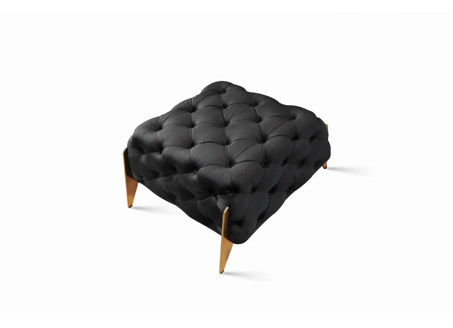Puf pikowany Chesterfield 80x80 KALIFORNIA