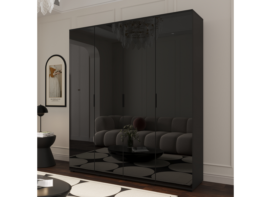 Szafa uchylna czterodrzwiowa z lacobelem na wymiar Mery 2