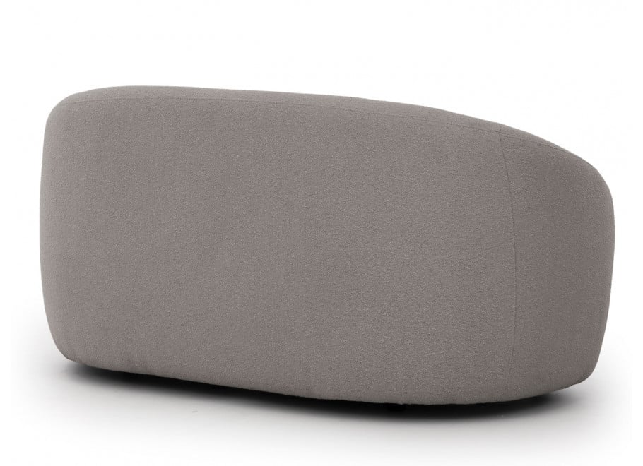 Szara sofa dwuosobowa Cloudi – wygodna z poduszkami do salonu 4