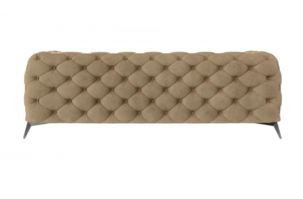 Sofa trzyosobowa  pikowana glamour Chesterfield TEO 2,5 - nowoczesne