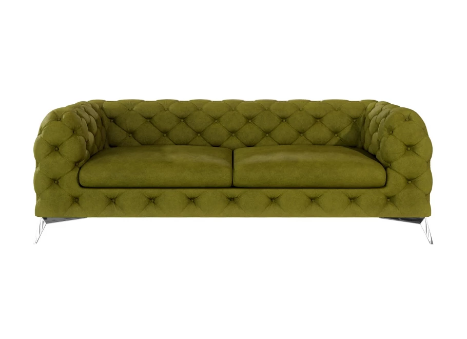 Sofa trzyosobowa  pikowana glamour Chesterfield TEO 2,5