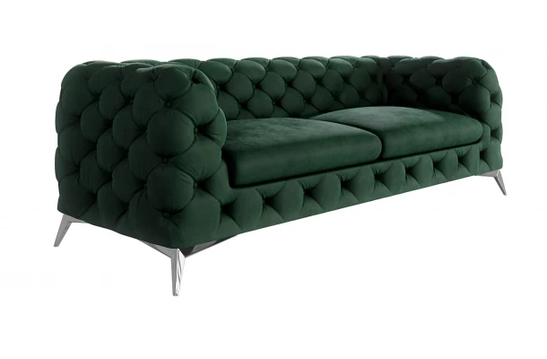 Sofa trzyosobowa  pikowana glamour Chesterfield TEO 2,5 - design i funkcjonalnosc w parze
