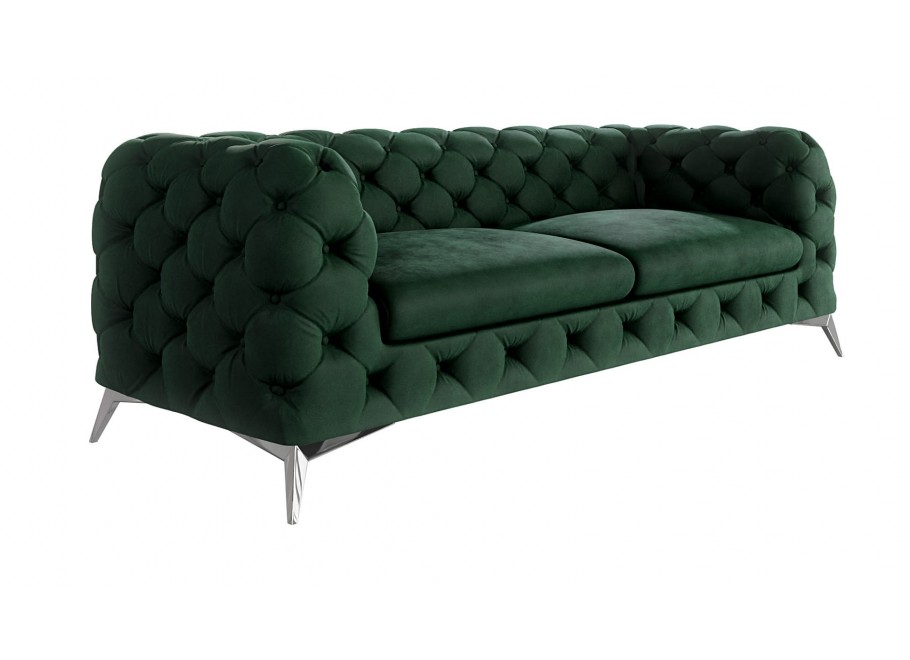 Sofa trzyosobowa  pikowana glamour Chesterfield TEO 2,5 12