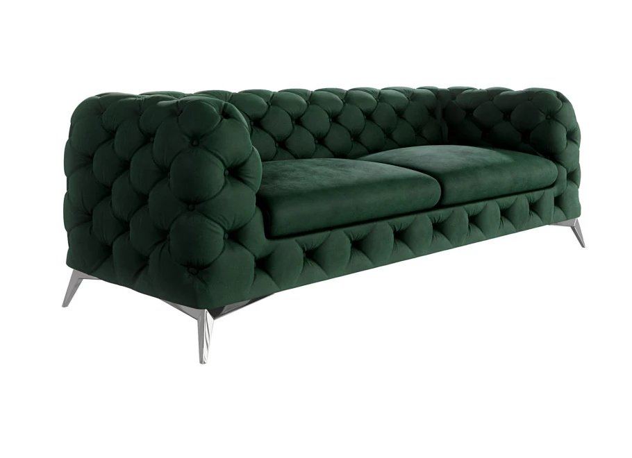 Sofa trzyosobowa  pikowana glamour Chesterfield TEO 2,5