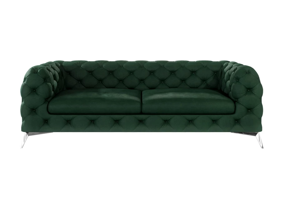 Sofa trzyosobowa  pikowana glamour Chesterfield TEO 2,5