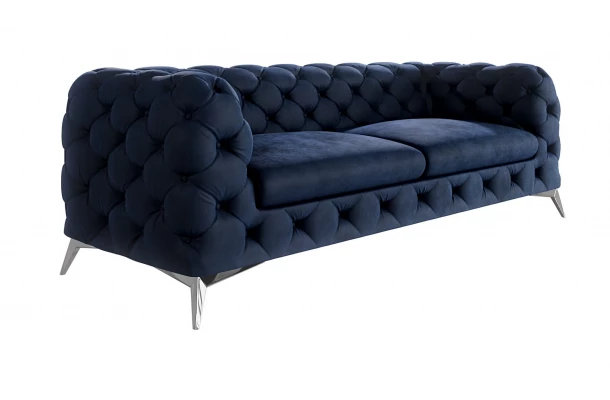 Sofa trzyosobowa  pikowana glamour Chesterfield TEO 2,5 - design i funkcjonalnosc w parze