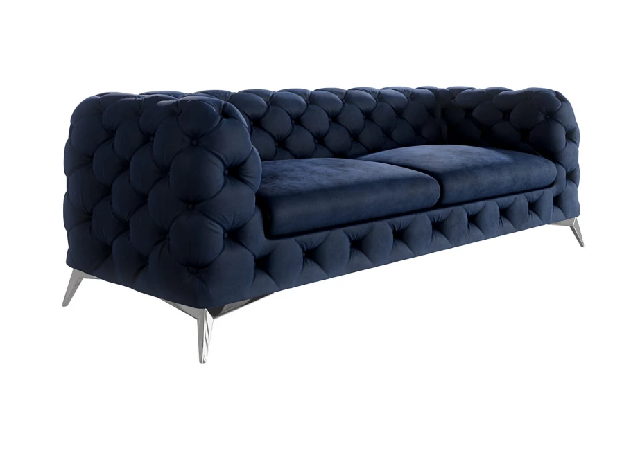 Sofa trzyosobowa  pikowana glamour Chesterfield TEO 2,5