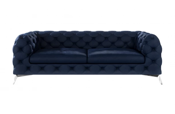 Sofa trzyosobowa  pikowana glamour Chesterfield TEO 2,5 - design i funkcjonalnosc w parze