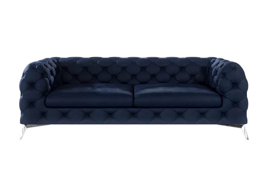 Sofa trzyosobowa  pikowana glamour Chesterfield TEO 2,5