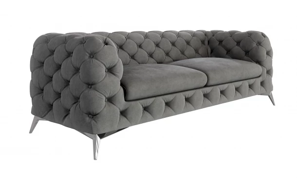 Sofa trzyosobowa  pikowana glamour Chesterfield TEO 2,5 - design i funkcjonalnosc w parze