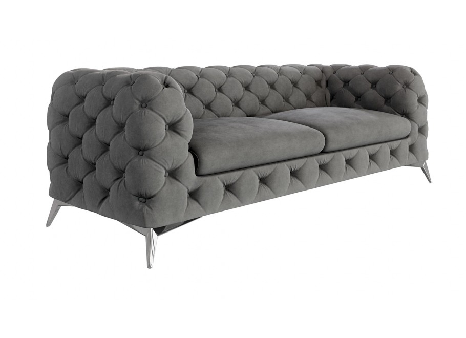 Sofa trzyosobowa  pikowana glamour Chesterfield TEO 2,5 18
