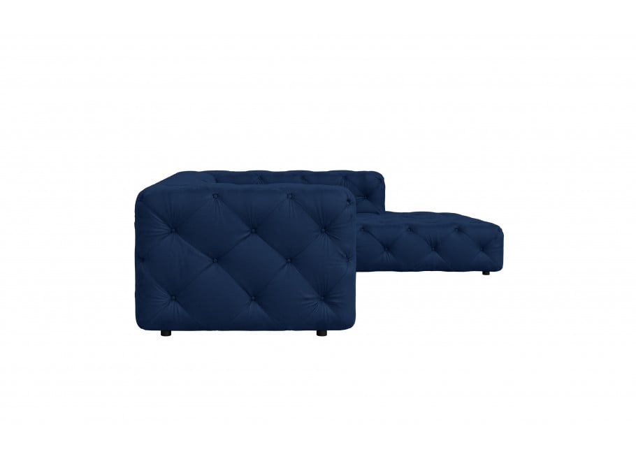 Narożnik BENTLEY granatowy – efektowny mebel glamour do salonu 5