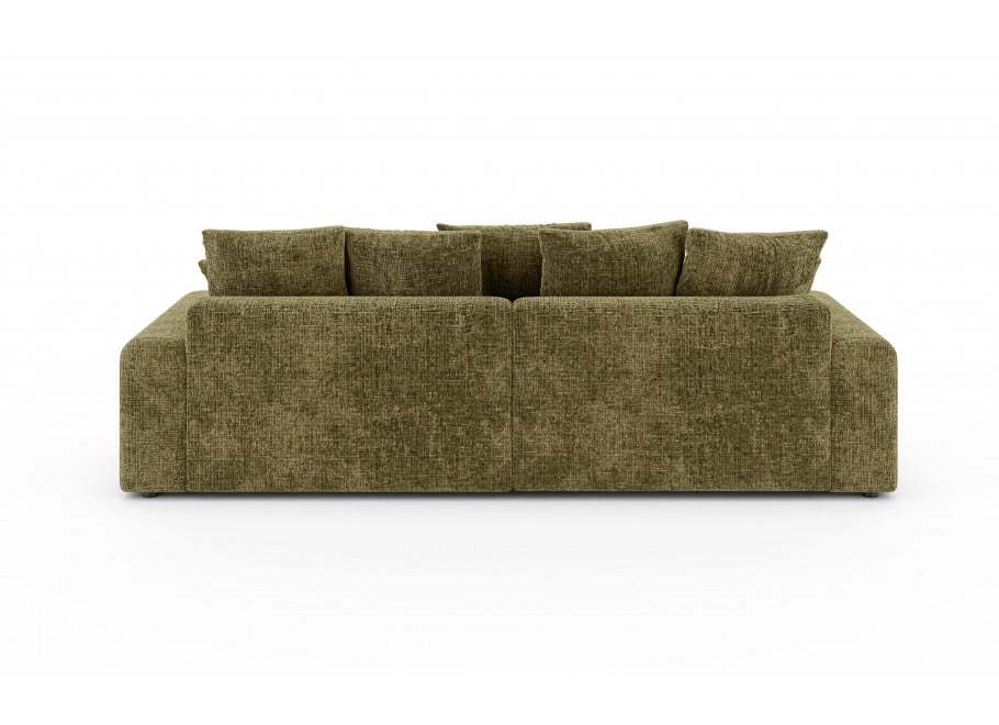 Narożnik Cleo small w kolorze ciemnej oliwki – czteroosobowy narożnik z funkcją spania 6