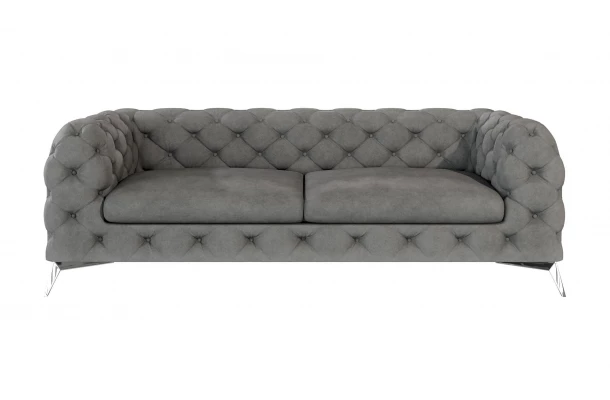 Sofa trzyosobowa  pikowana glamour Chesterfield TEO 2,5 - design i funkcjonalnosc w parze
