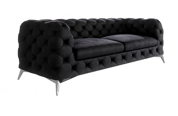 Sofa trzyosobowa  pikowana glamour Chesterfield TEO 2,5 - design i funkcjonalnosc w parze