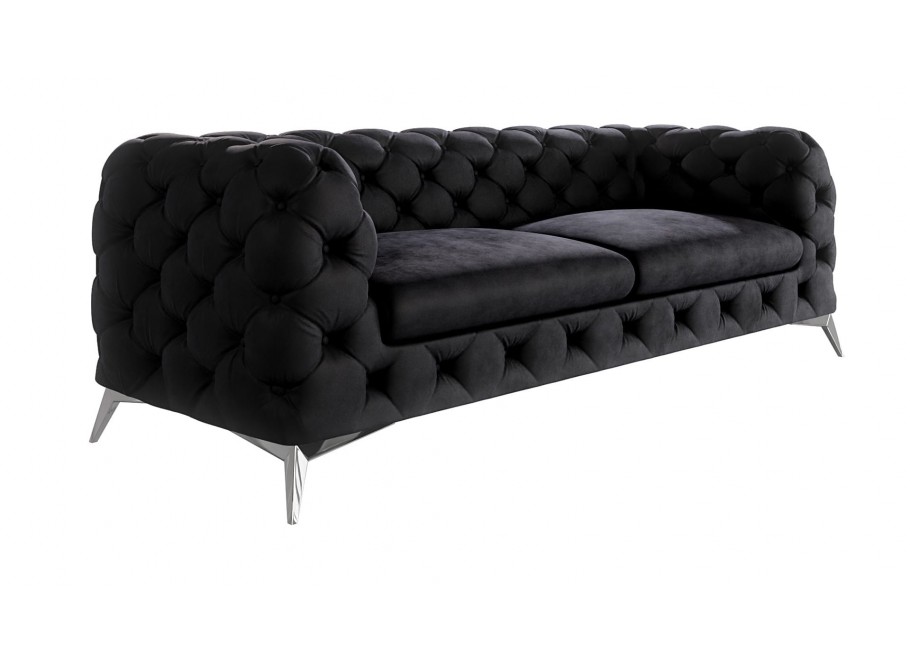 Sofa trzyosobowa  pikowana glamour Chesterfield TEO 2,5 24