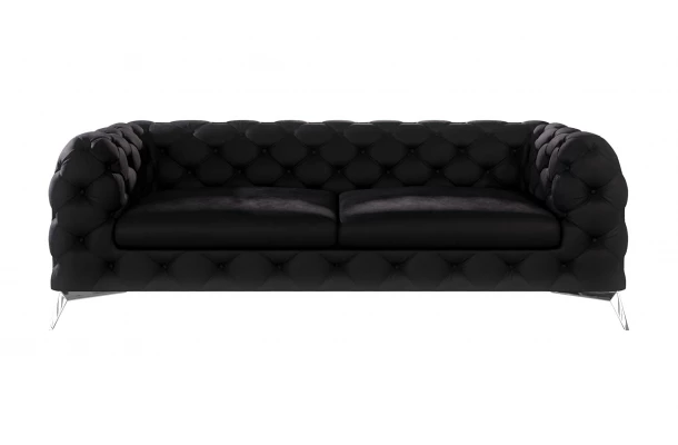 Sofa trzyosobowa  pikowana glamour Chesterfield TEO 2,5 - design i funkcjonalnosc w parze