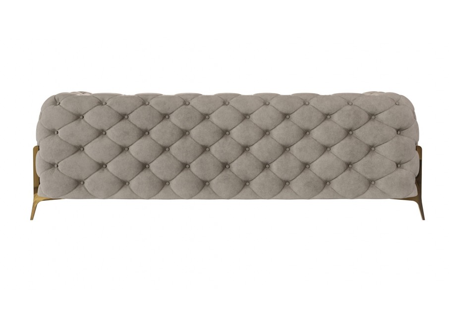 Sofa trzyosobowa pikowana glamour Chesterfield TEO HIGH 2,5 13