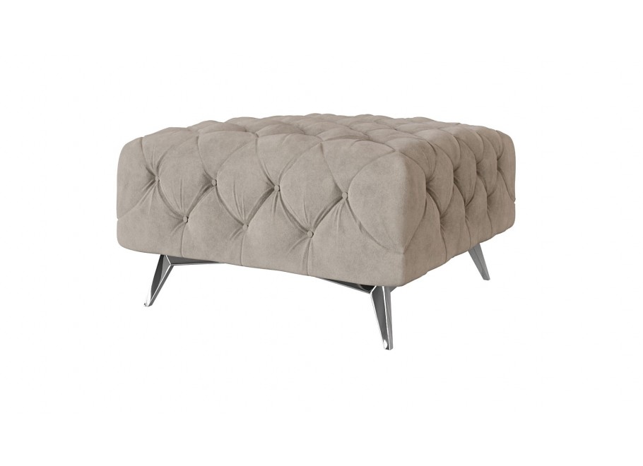 Puf pikowany Chesterfield 80x80 TEO 9