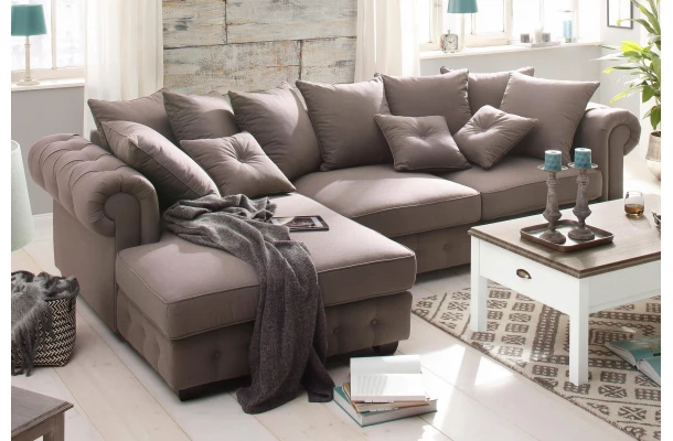 Kanapa trzyosobowa pikowana glamour LUZERN - design i funkcjonalnosc w parze Kanapa trzyosobowa pikowana glamour LUZERN - design i funkcjonalnosc w parze