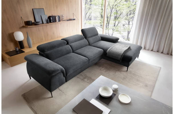 Narożnik czteroosobowy z funkcją spania klasyczny Lumes M - design i funkcjonalnosc w parze
