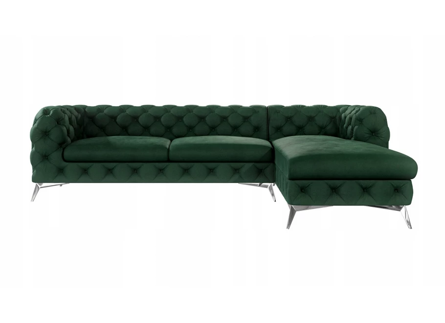 Narożnik czteroosobowy pikowany Chesterfield TEO 2+OT Narożnik czteroosobowy pikowany Chesterfield TEO 2+OT