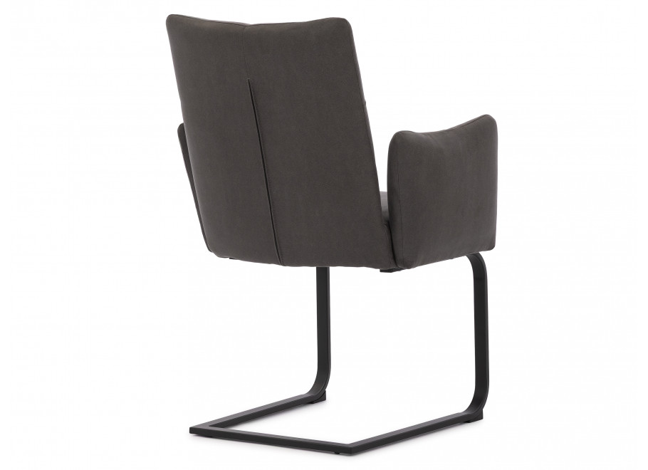 Krzesło tapicerowane antracytowe Kato 5