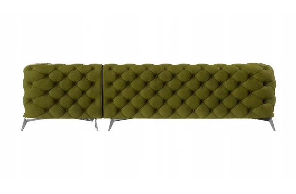 Narożnik czteroosobowy pikowany Chesterfield TEO 2+OT - eleganckie Narożnik czteroosobowy pikowany Chesterfield TEO 2+OT - eleganckie
