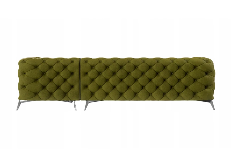 Narożnik czteroosobowy pikowany Chesterfield TEO 2+OT Narożnik czteroosobowy pikowany Chesterfield TEO 2+OT