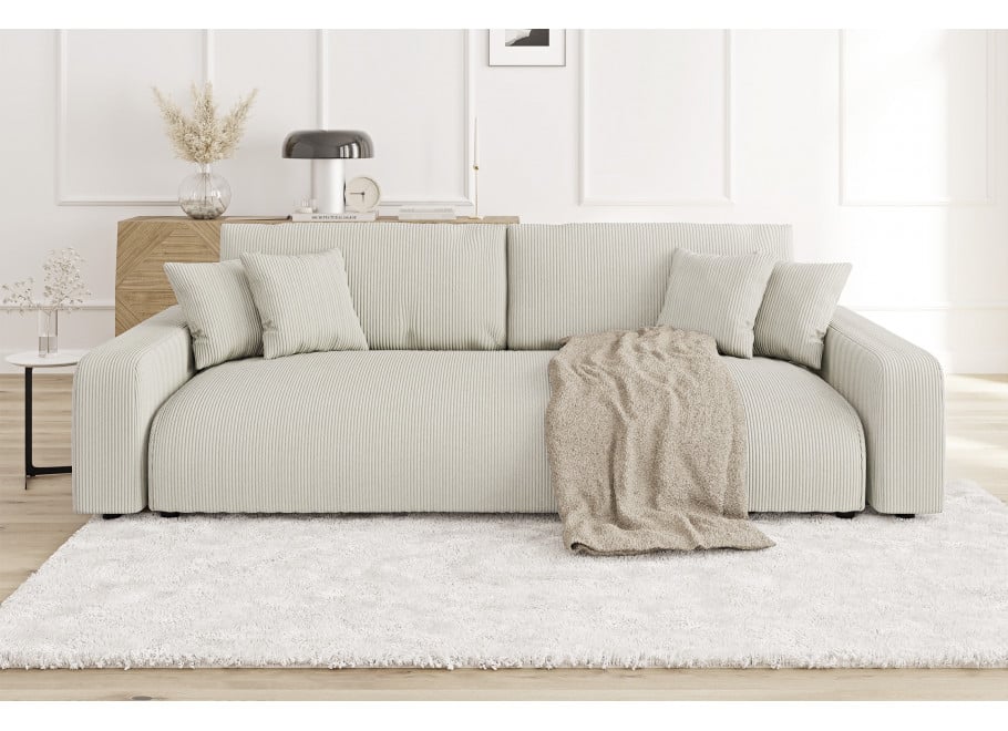 Sofa trzyosobowa z funkcją spania nowoczesna Sergio 3