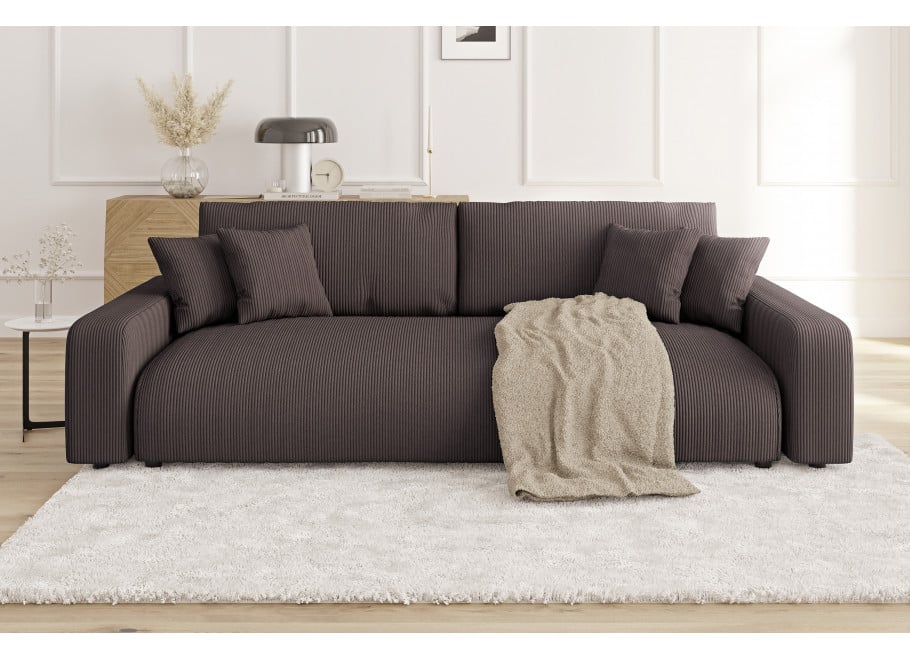 Sofa trzyosobowa z funkcją spania nowoczesna Sergio 7