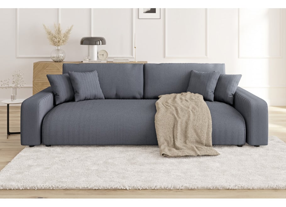 Sofa trzyosobowa z funkcją spania nowoczesna Sergio 9