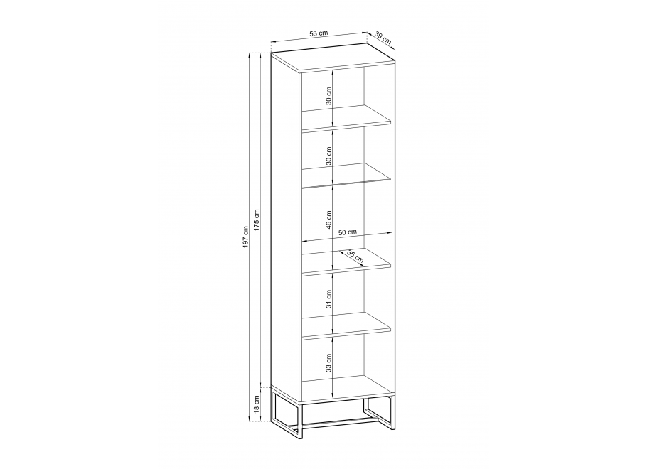 Witryna wysoka Lamber LWT53 8