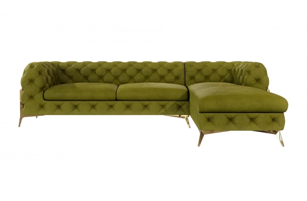 Narożnik pięcioosobowy pikowany glamour Chesterfield TEO HIGH 2,5+OT - design i funkcjonalnosc w parze Narożnik pięcioosobowy pikowany glamour Chesterfield TEO HIGH 2,5+OT - design i funkcjonalnosc w parze