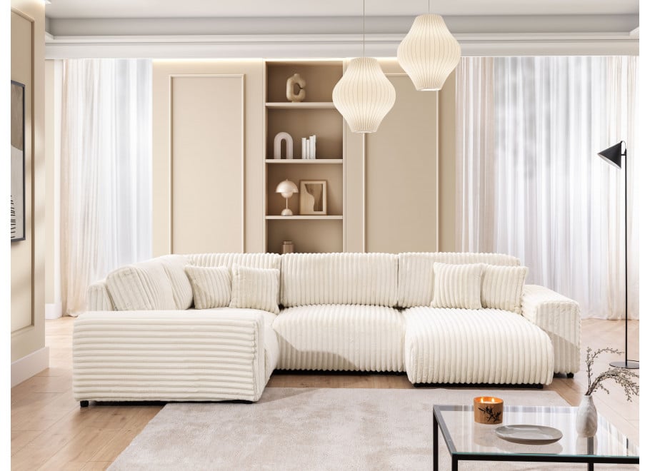 Nowoczesny narożnik Candi w kształcie U – duży komfortowy do salonu 3