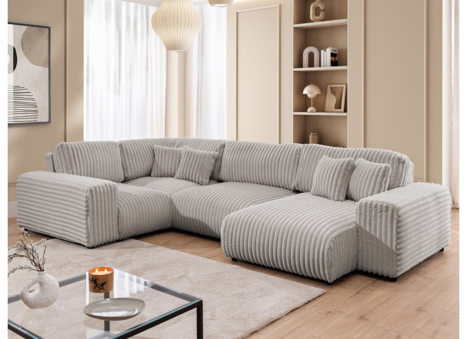 Nowoczesny narożnik Candi w kształcie U – duży komfortowy do salonu 10