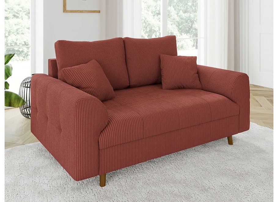 Sofa dwuosobowa Laril nowoczesna na wysokich nóżkach 13