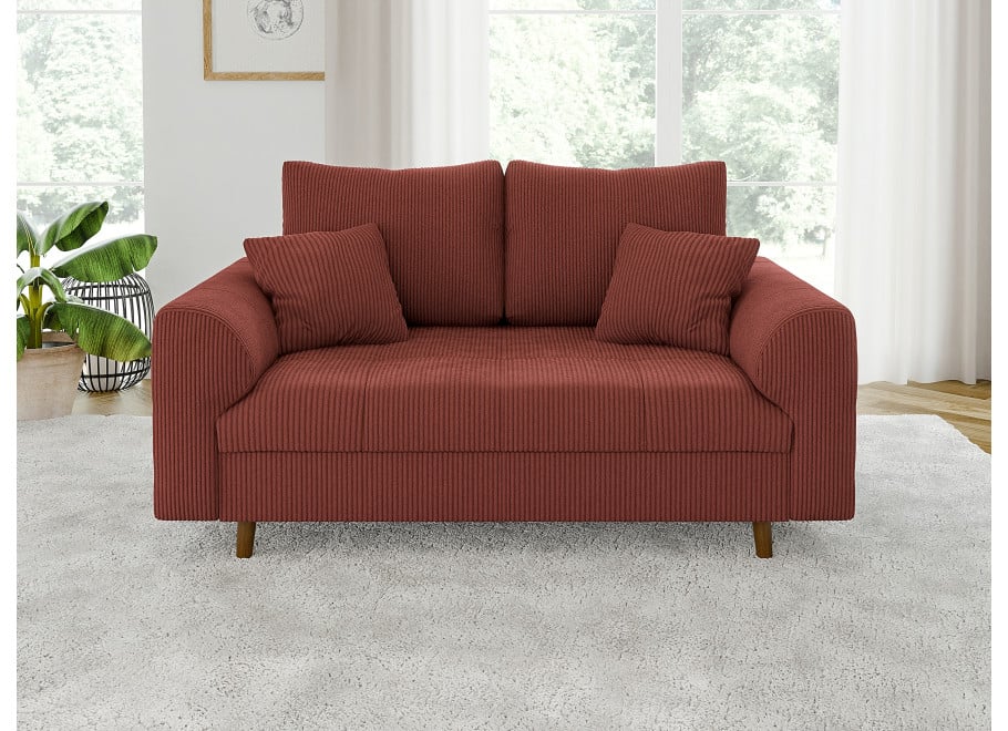 Sofa dwuosobowa Laril nowoczesna na wysokich nóżkach 14